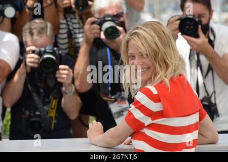 July 14, 2021, Cannes, France: MELANIE THIERRY attends the ''Tralala'' photocall during the 74th annual Cannes Film Festival. (Credit Image: © Frederick InjimbertZUMA Wire) Stock Photo
