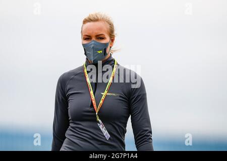 Silverstone, UK. 15th July, 2021. KIMILAINEN Emma (fin), portrait during the 3rd round of the W Series 2021 from July 16 to 18, 2021 on the Silverstone Circuit, in Silverstone, United Kingdom - Photo Xavi Bonilla/DPPI Credit: DPPI Media/Alamy Live News Stock Photo