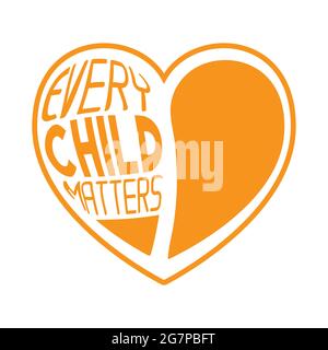 Every Child Matters Vector Illustration Stock Vector