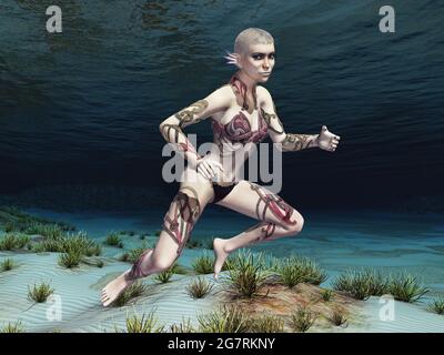 Toosa Greek sea nymph Stock Photo - Alamy