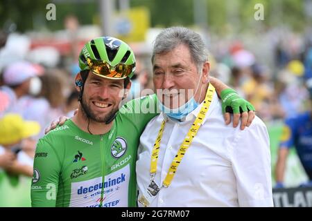 Former cyclist, British Mark Cavendish pictured at the start of stage ...