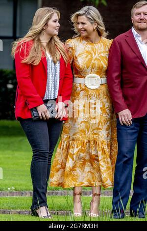 Queen Maxima and princess Amalia during the annual summer photo session ...