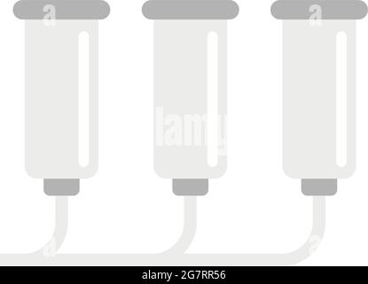 Milk assembly line icon. Flat illustration of milk assembly line vector icon isolated on white background Stock Vector
