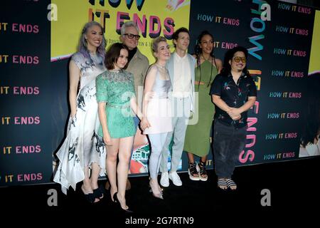 July 15, 2021, Los Angeles, CA, USA: LOS ANGELES - JUL 15:  How It Ends cast at How It Ends LA Premiere at NeueHouse Hollywood  on July 15, 2021 in Los Angeles, CA (Credit Image: © Kay Blake/ZUMA Wire) Stock Photo