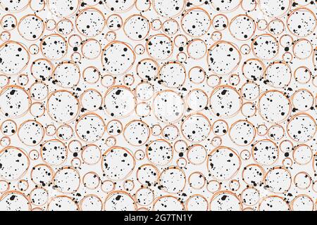 Orange lined circle on white background Stock Vector