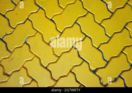 cement covered with brick block surface as background for design texture stonewall  copy space concrete background unique concept art material retro Stock Photo