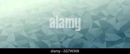 low poly abstract modern background. delicate colors chaotic triangles variable size and rotation. Minimalist layout for business card landing page wa Stock Vector