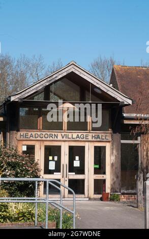 HEADCORN Village Hall Kent Stock Photo