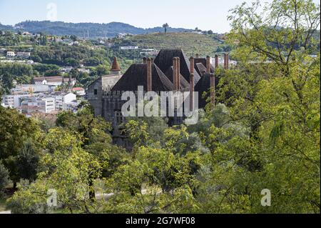 Ducal Palace (Paco dos Duques) museum in Guimaraes, Portugal Stock Photo