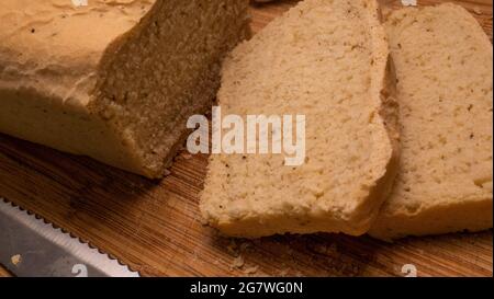 Slices of homemade bread Stock Photo