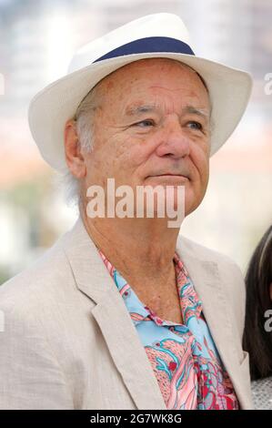 Cannes, France. 16th July, 2021. Bill Murray attending the 'New Worlds: The Cradle Of Civilization' photocall during the 74th annual Cannes Film Festival on July 16, 2021 in Cannes, France. Credit: Geisler-Fotopress GmbH/Alamy Live News