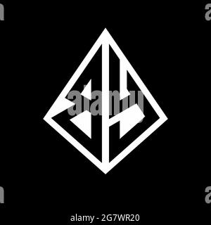 BY logo letters monogram with prisma shape design template vector icon modern Stock Vector