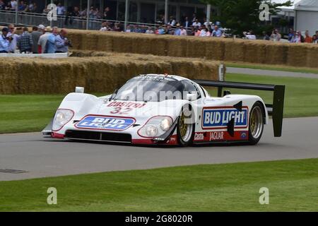 Justin Law, Jaguar XJR12D, Sports Racers - Past - Present and Future, The Maestros - Motorsport's Great All-Rounders, Goodwood Festival of Speed, Good Stock Photo