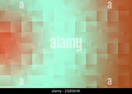 Smooth geometric background with blue and orange color gradient Stock Photo