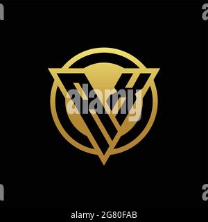 AX logo monogram with triangle and hexagon shape combination isolated on back and white colors Stock Vector