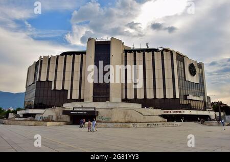 SOFIA, BULGARIA - Aug 08, 2015: The National Palace of Culture conference center in Sofia, Bulgaria Stock Photo