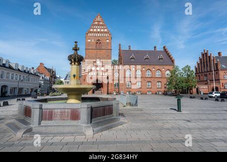 Roskilde City Hall - Roskilde, Denmark Stock Photo