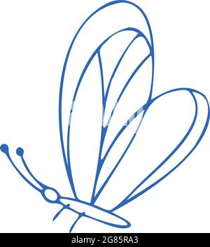 Butterfly vector icon Stock Vector