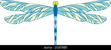 Dragonfly vector icon Stock Vector