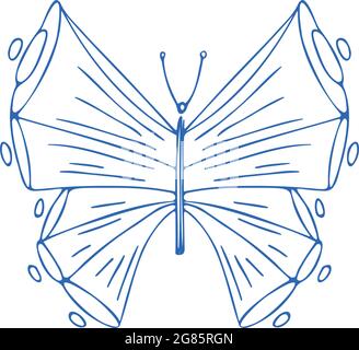 Butterfly vector icon Stock Vector