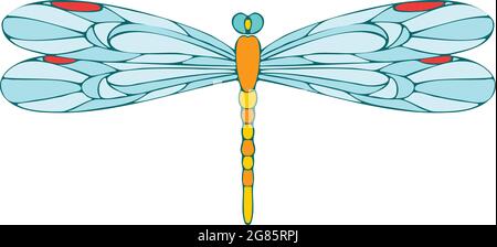 Dragonfly vector icon Stock Vector