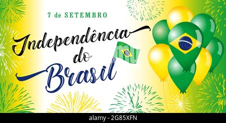 brazil independence day card Stock Vector Image & Art - Alamy