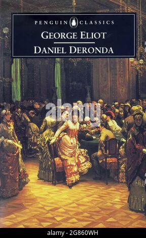 Book cover. 'Daniel Deronda' by George Eliot. Stock Photo