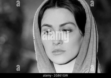 Portrait of the Romanian actress Anca Szonyi during the production of ...