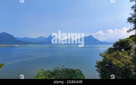 Waduk Jatiluhur Dam, Purwakarta, West Java, Indonesia Stock Photo