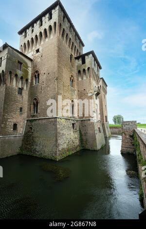 Mantua, Italy. July 13, 2021.  a panoramic view of  the Castle of San Giorgio in thr city center Stock Photo