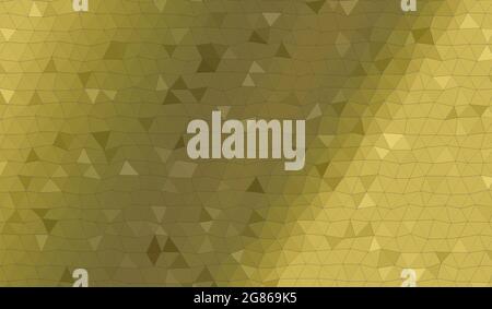 background with triangles in the colors ocher, yellow, light brown and dark brown Stock Photo