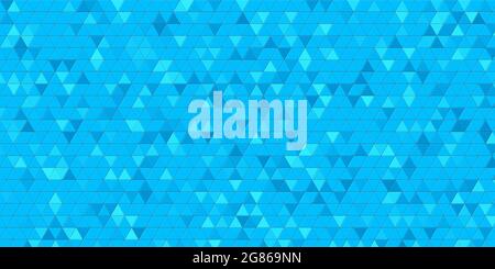 Blue triangles background Stock Photo