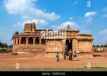 Aihole, Karnataka - January 8, 2020 : Durga Temple at Aihole. One of the famous tourist destination in karnataka, India. Stock Photo