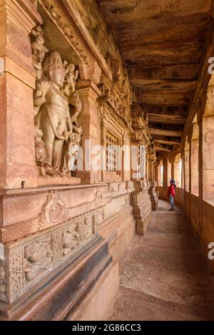 Aihole, Karnataka - January 8, 2020 : Durga Temple at Aihole. One of the famous tourist destination in karnataka, India. Stock Photo