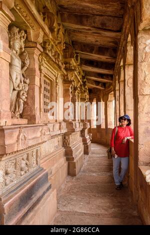 Aihole, Karnataka - January 8, 2020 : Durga Temple at Aihole. One of the famous tourist destination in karnataka, India. Stock Photo