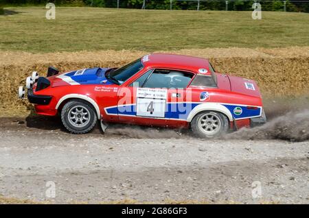 Triumph TR7 Historic Rally Sports Car at Oulton Park Motor Racing ...