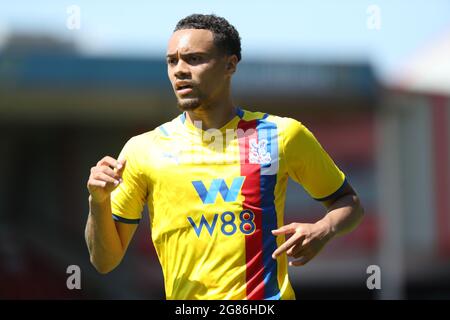 Crystal Palace's Nya Kirby in action during the pre-season friendly match at Banks's Stadium, Walsall. Stock Photo