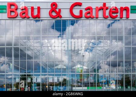 Bau & Garten Markt der Baywa in Schwabmünchen Stock Photo