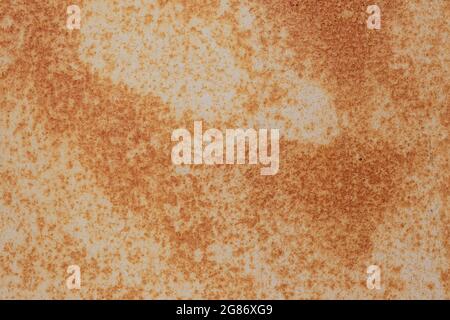 Rusty grunge wall, rust texture, shabby surface, old metal, abstract pattern, rough textured backdrop. Design element. Dirty structure Stock Photo