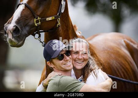 Gwendolen Fer during the cross country CCI4-S at Jardy Eventing Show 2021 on July 17, 2021 in Marne la Coquette, France - Photo Christophe Bricot / DPPI Stock Photo