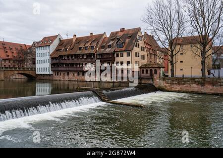 Nuremberg/Nurnberg Old Town Stock Photo