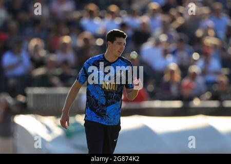 Manchester, UK. 17th July, 2021. Matthew Fisher of Yorkshire Vikings in Manchester, United Kingdom on 7/17/2021. (Photo by Conor Molloy/News Images/Sipa USA) Credit: Sipa USA/Alamy Live News Stock Photo