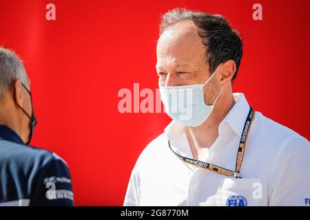 BAYER Peter, FIA Secretary General for Motorsport, portrait during the Formula 1 Pirelli British Grand Prix 2021, 10th round of the 2021 FIA Formula One World Championship from July 16 to 18, 2021 on the Silverstone Circuit, in Silverstone, United Kingdom - Photo Antonin Vincent / DPPI Stock Photo