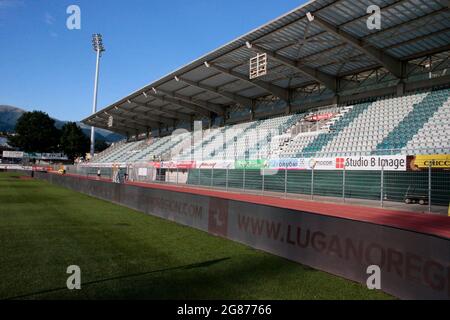 Lugano, Switzerland. 17 July 2021. Radja Nainggolan of FC Internazionale  looks on prior to the pre-season friendly football match between FC Lugano  and FC Internazionale. Regular time ended 2-2, FC Internazionale won