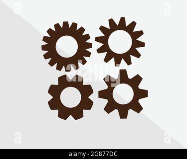 Setting icon vector, Tools, Cog, Gear Sign. Help options account concept. Trendy Flat style for graphic design, logo, Web site, social media, UI, mobi Stock Vector