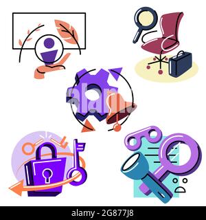 Fancy vikings game concept detailed line icons set in modern line icon  style concept for ui, ux, web, app design Stock Vector Image & Art - Alamy