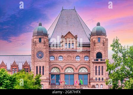 colonial architecture, toronto, canada Stock Photo