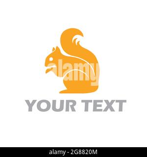 Squirrel Logo Template Design Vector Stock Vector