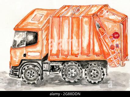 Dump Truck Unloading coloring page for kids, transportation coloring pages  printables free - Wuppsy.com | Truck coloring pages, Coloring pages, Cars  coloring pages