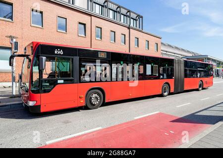 KVG Mercedes-Benz Citaro G articulated bus in Kiel, Germany Stock Photo